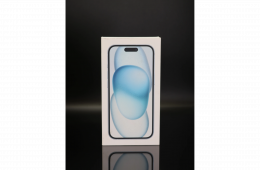 Apple iPhone 15 128 GB Blue 100% akku - 12 HÓ GARANCIA