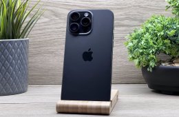 Hibátlan iPhone 15 Pro Max Black Titanium 256GB 2 ÉV Garanciával 91%