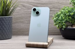 Hibátlan iPhone 15 Green 128GB 2 ÉV Garanciával 100%