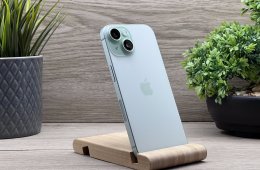 Hibátlan iPhone 15 Green 128GB 2 ÉV Garanciával 100%
