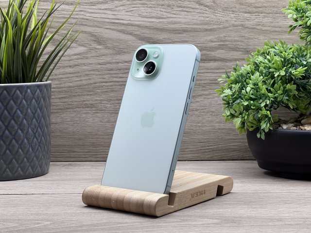 Hibátlan iPhone 15 Green 256GB 2 ÉV Garanciával 100%
