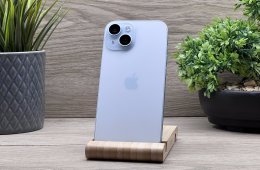 Hibátlan iPhone 15 Blue 256GB 2 ÉV Garanciával 100%