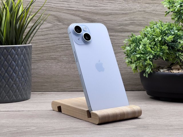 Hibátlan iPhone 15 Blue 256GB 2 ÉV Garanciával 100%