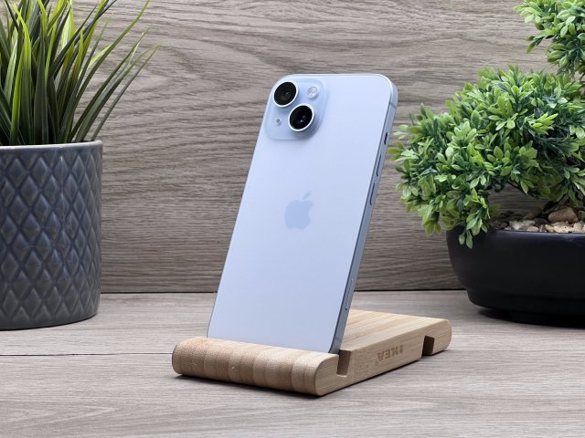 Hibátlan iPhone 15 Blue 256GB 2 ÉV Garanciával 100%