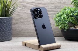 Hibátlan iPhone 15 Pro Black Titanium 128GB 2 ÉV Garanciával 91%