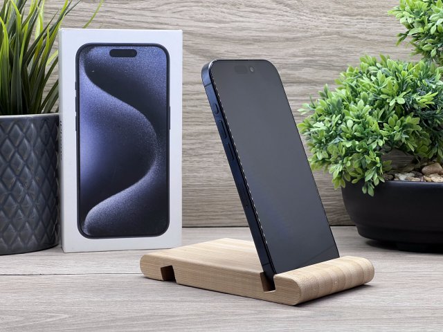 Hibátlan iPhone 15 Pro Blue Titanium 128GB 2 ÉV Garanciával 100%