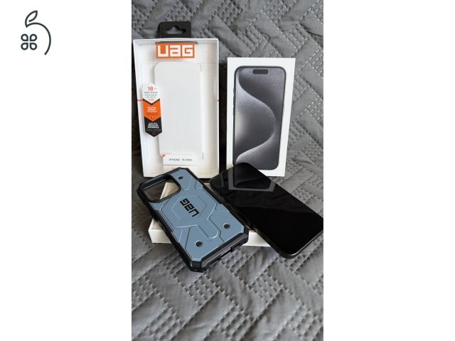 Eladó iPhone 15 Pro titanium black 128GB