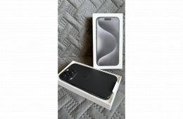Eladó iPhone 15 Pro titanium black 128GB