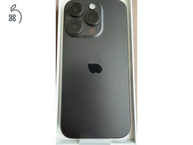 Eladó iPhone 15 Pro titanium black 128GB