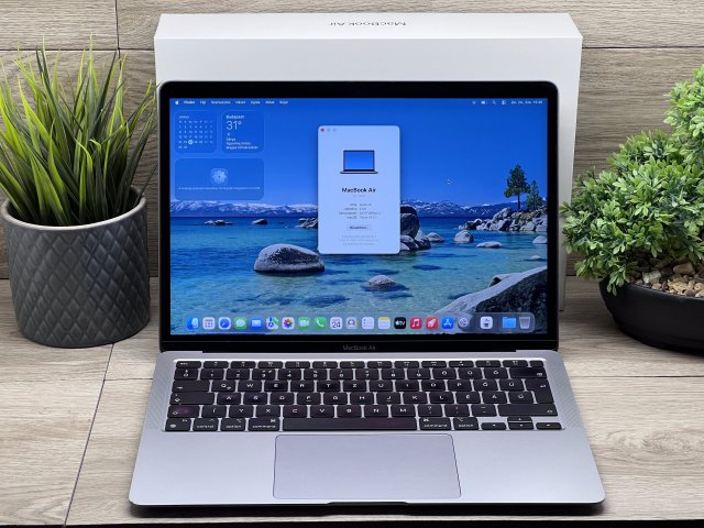 MacBook Air 2020 M1 13” 256GB 8GB 2 ÉV Garanciával