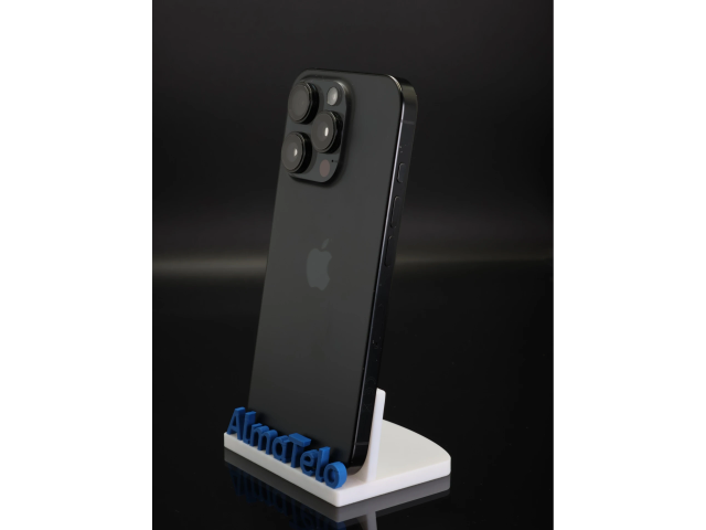 Apple iPhone 16 Pro 128 GB Black Titanium 100% akku - 12 HÓ GARANCIA