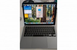 Macbook Air M1 8/256, 84%, +256 SSD, USB HUB, laptoptáska