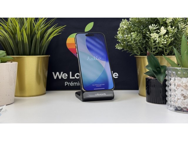 iPhone 15 Pro 256GB, Natúr Titán, Független, Számla, 2 Év Garancia, 89%