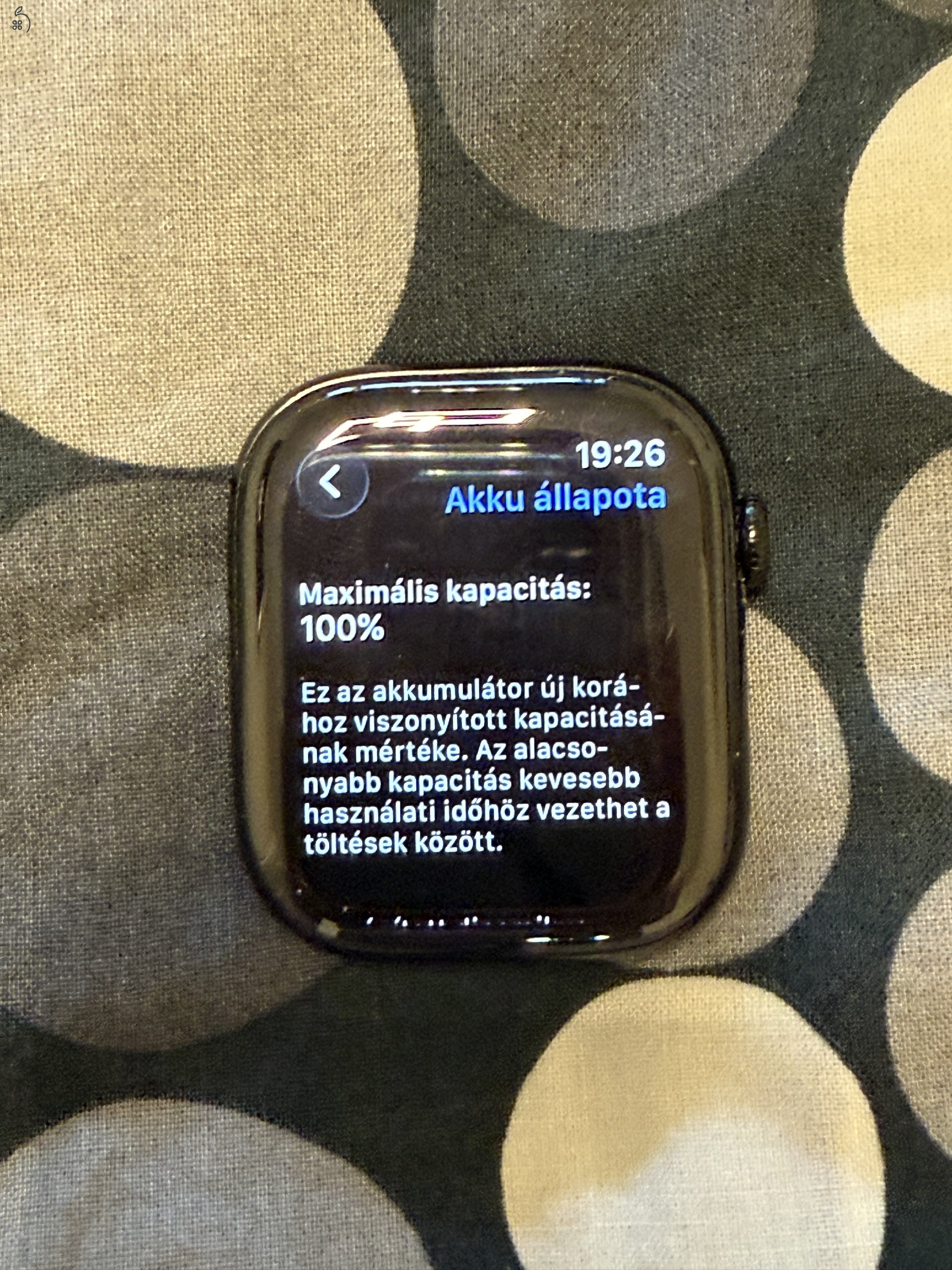 Apple Watch 11 46mm gps fekete