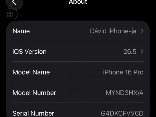 iPhone 16 Pro újszerű 2027 decemberig Euronics garancia kártyafüggetlen