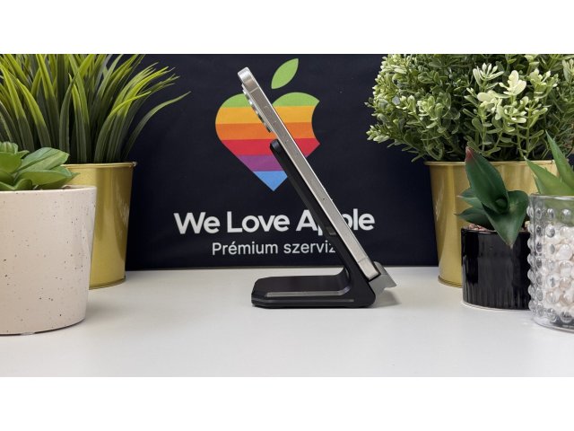 iPhone 15 Pro 256GB, Fehér Titán, Független, Számla, 2 Év Garancia, 86%