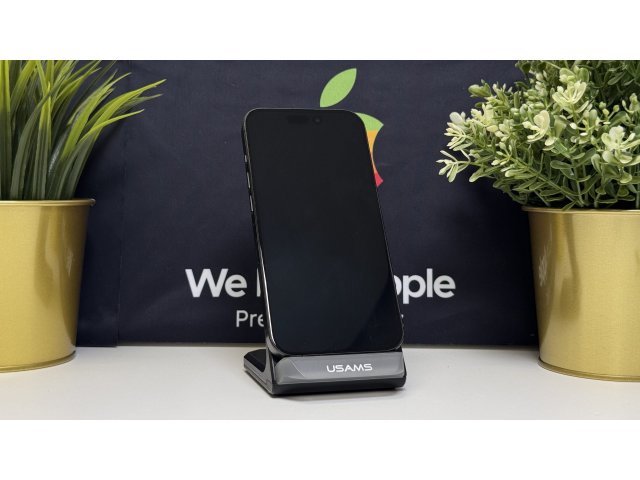 iPhone 15 Pro 256GB, Fekete Titán, Független, Számla, 2 Év Garancia, 86%