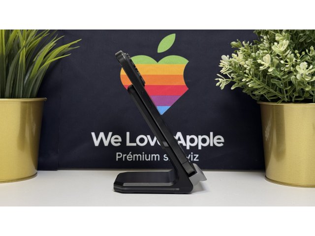 iPhone 15 Pro 256GB, Fekete Titán, Független, Számla, 2 Év Garancia, 88%