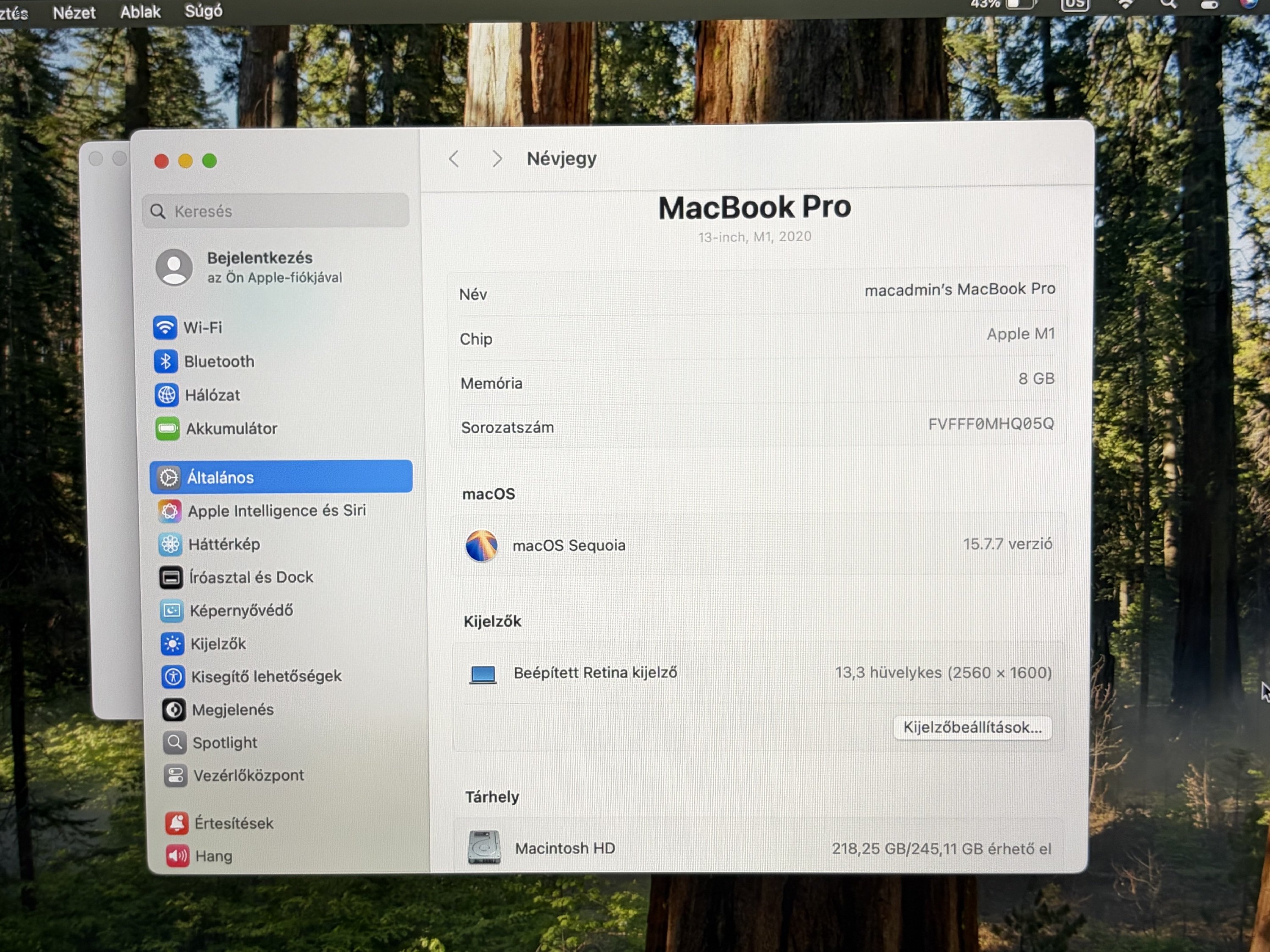 Apple MacBook Pro M1 2020