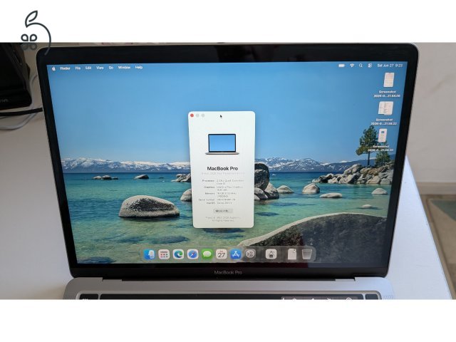 MacBook Pro 13-inch, 2 GHz Quad Core Intel i5, 2020, 16GB RAM, 512GB, touchbar, Magyar billentyuzet