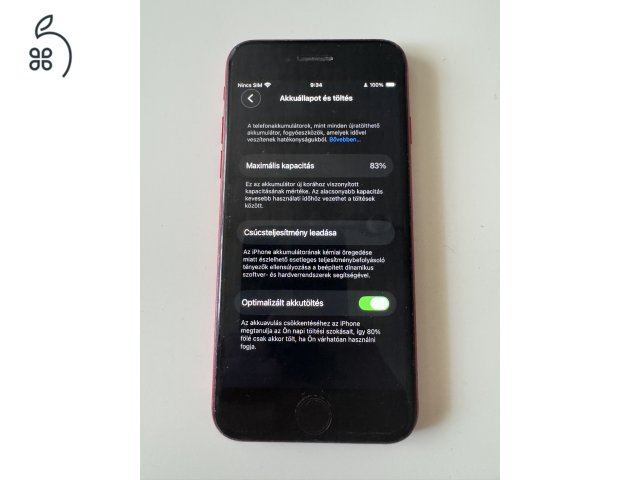 Eladó iPhone SE 2.gen. 128 Gb