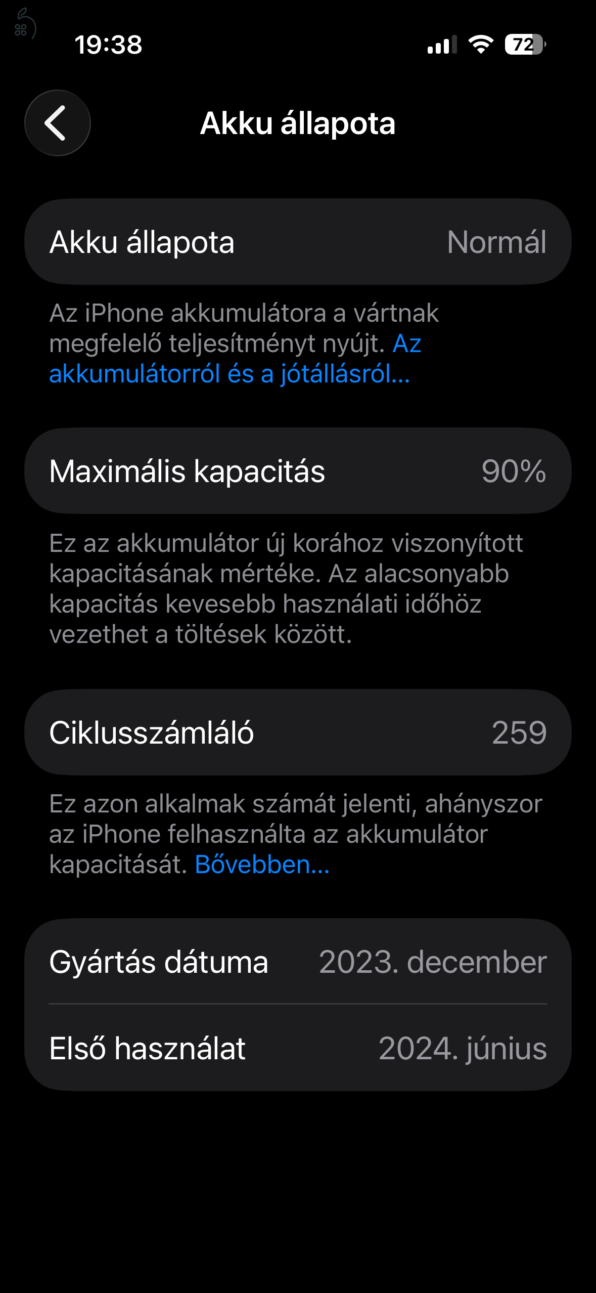 iPhone 15 128GB független
