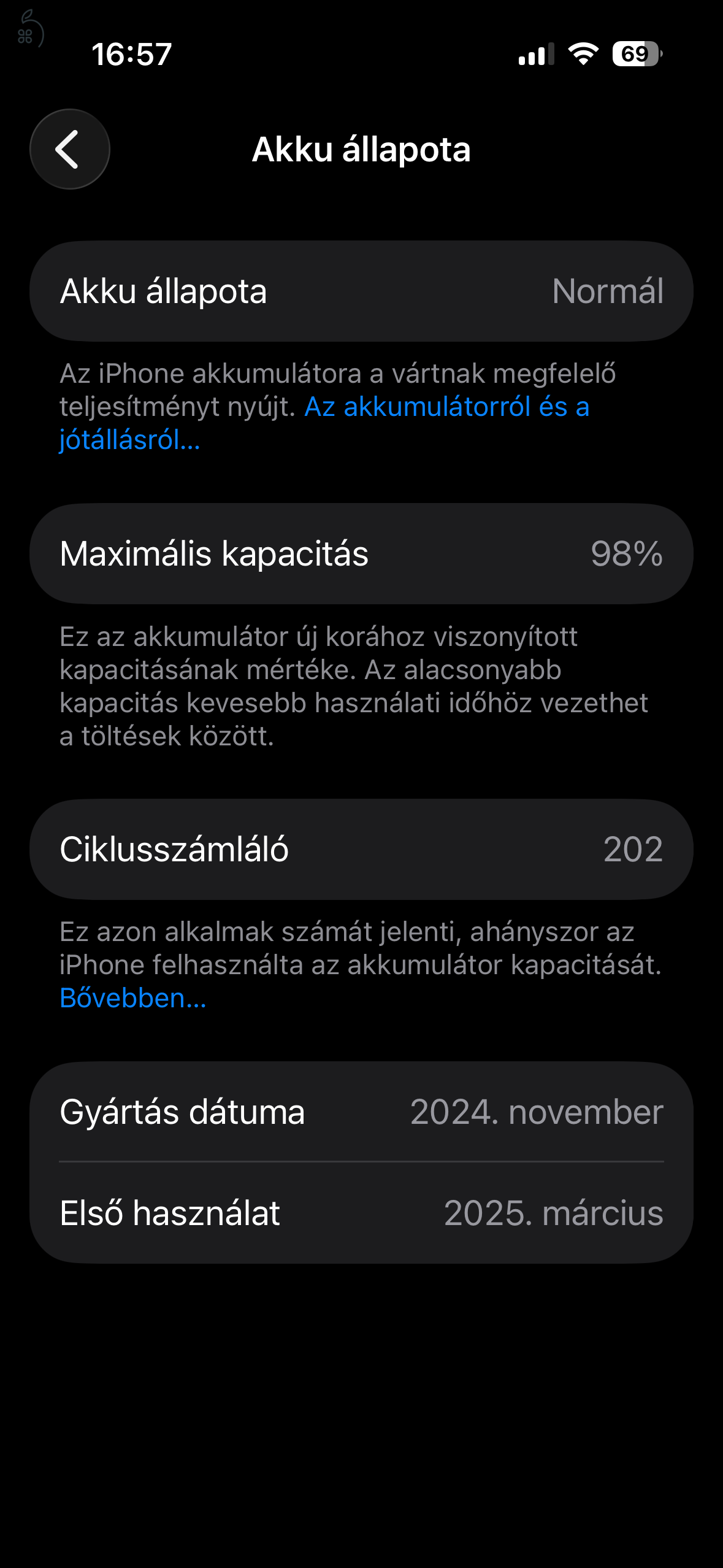 iPhone 16 128GB független