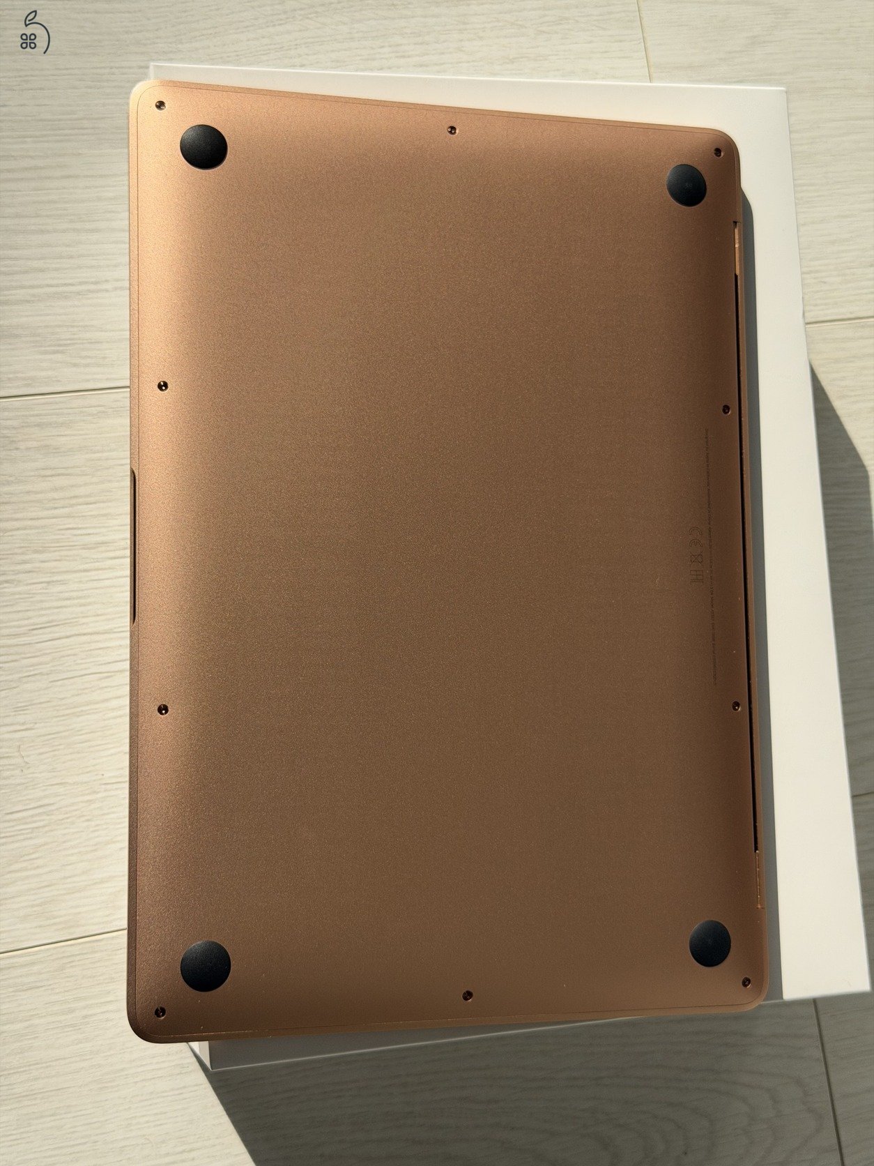 hibátlan, karcmentes MacBook Air M1, 2020, 512 GB SSD, 8 GB RAM, rose gold