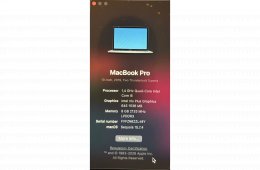 ELADÓ – MACBOOK PRO 13” (2019) – SZÉP ÁLLAPOT, TESZTELT, AZONNAL HASZNÁLHATÓ
