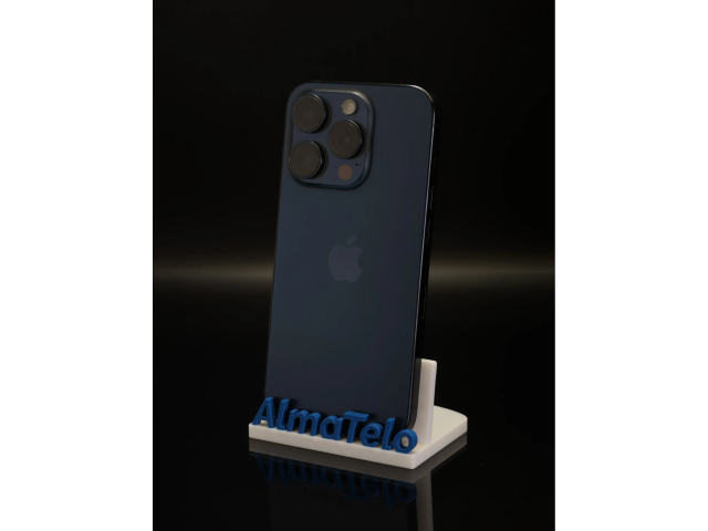 Apple iPhone 15 Pro 256 GB Blue Titanium 100% akku - 12 HÓ GARANCIA