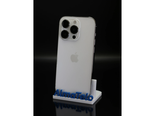 Apple iPhone 14 Pro eSIM 128 GB Silver 100% akku - 12 HÓ GARANCIA