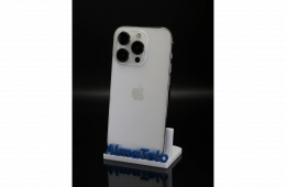 Apple iPhone 14 Pro eSIM 128 GB Silver 100% akku - 12 HÓ GARANCIA