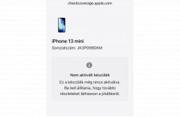 iPhone 13 Mini 128GB Új! Aktiválatlan!