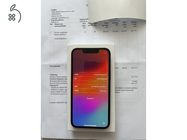 iPhone 13 Mini 128GB Új! Aktiválatlan!