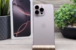 iPhone 16 Pro Max Desert Titanium 256GB 2 ÉV Garanciával 91%