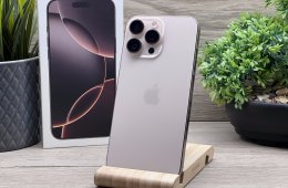 iPhone 16 Pro Max Desert Titanium 256GB 2 ÉV Garanciával 91%