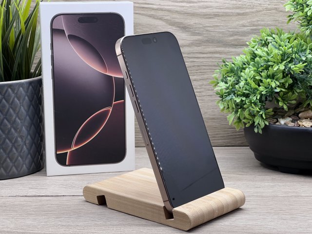 iPhone 16 Pro Max Desert Titanium 256GB 2 ÉV Garanciával 91%