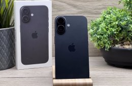 iPhone 16 Black 128GB 2 ÉV Garanciával 91%