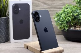 iPhone 16 Black 128GB 2 ÉV Garanciával 91%