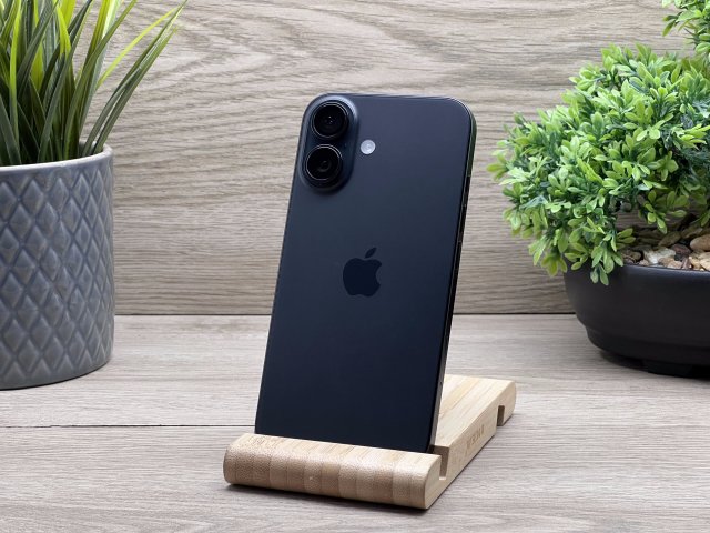 iPhone 16 Black 256GB 2 ÉV Garanciával 90%