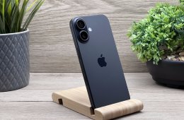 iPhone 16 Black 256GB 2 ÉV Garanciával 90%