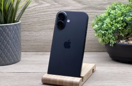 iPhone 16 Black 256GB 2 ÉV Garanciával 91%