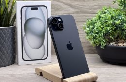iPhone 15 Black 256GB 2 ÉV Garanciával 100%