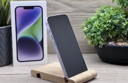 Hibátlan iPhone 14 Purple 128GB 2 ÉV Garanciával 100%