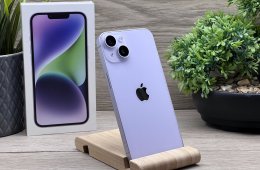 Hibátlan iPhone 14 Purple 128GB 2 ÉV Garanciával 100%