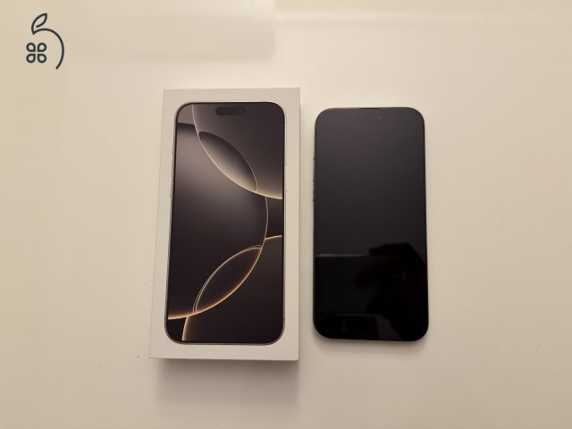 iPhone 16 Pro Max 256GB Natural Titanium (telejesn újszerű)