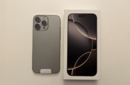 iPhone 16 Pro Max 256GB Natural Titanium (telejesn újszerű)