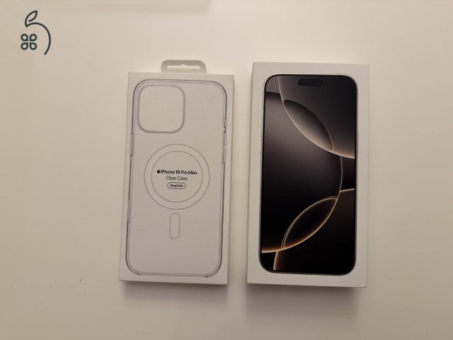 iPhone 16 Pro Max 256GB Natural Titanium (telejesn újszerű)