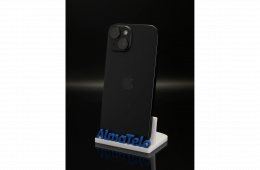Apple iPhone 15 128 GB Black 100% akku - 12 HÓ GARANCIA