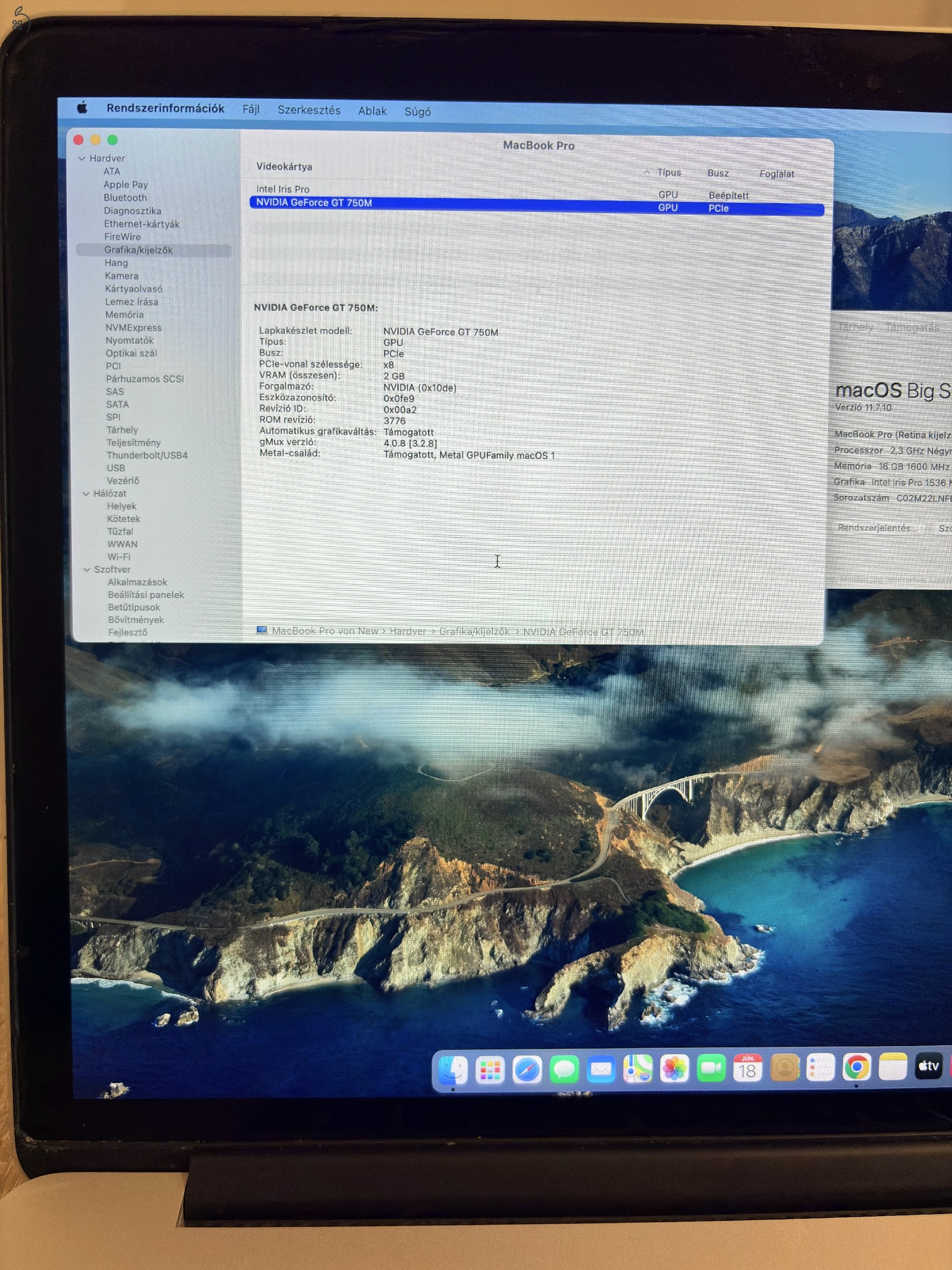 2013 MacBook Pro 15 Retina i7 2.3GHZ 16GB Ram